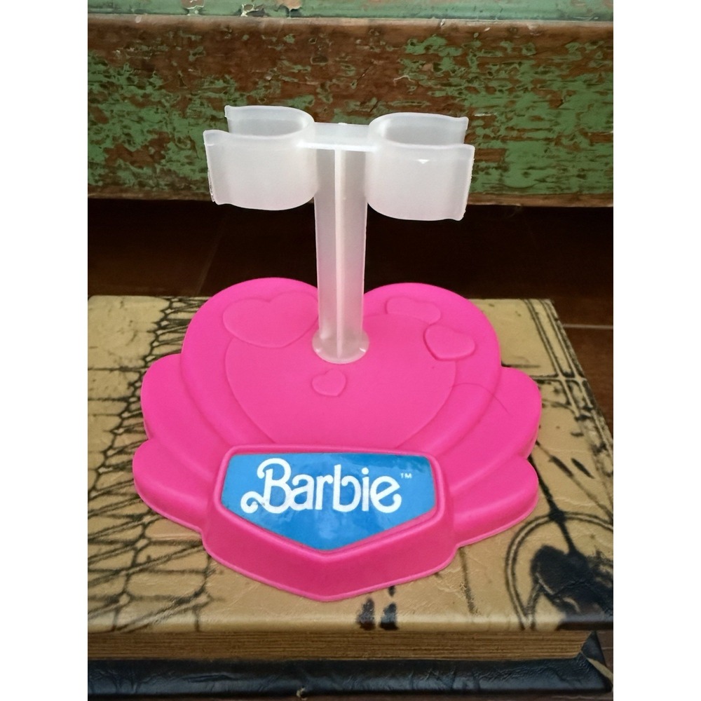 Vintage 1980's Barbie Pose Me Pretty Doll Stand #7357 Pink